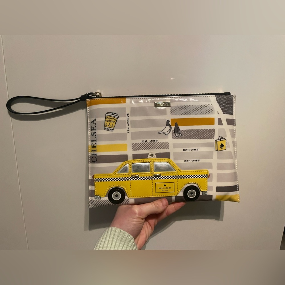 Kate Spade NYC taxi wristlet